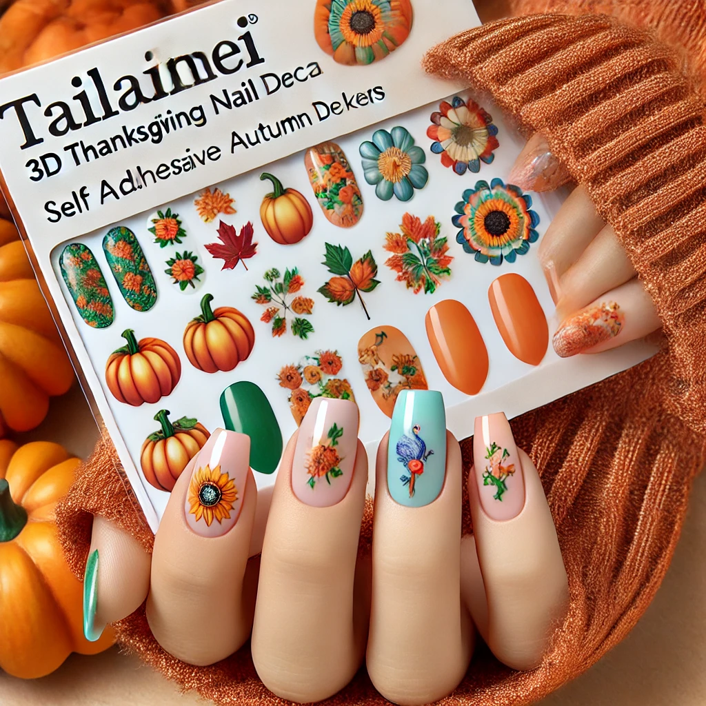 Fall Leaf Nail Designs