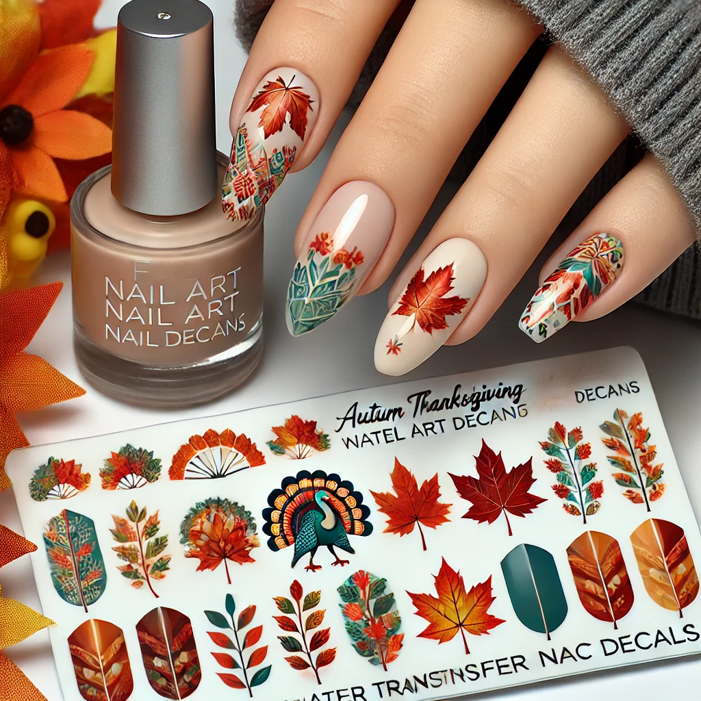 Fall Leaf Nail Designs